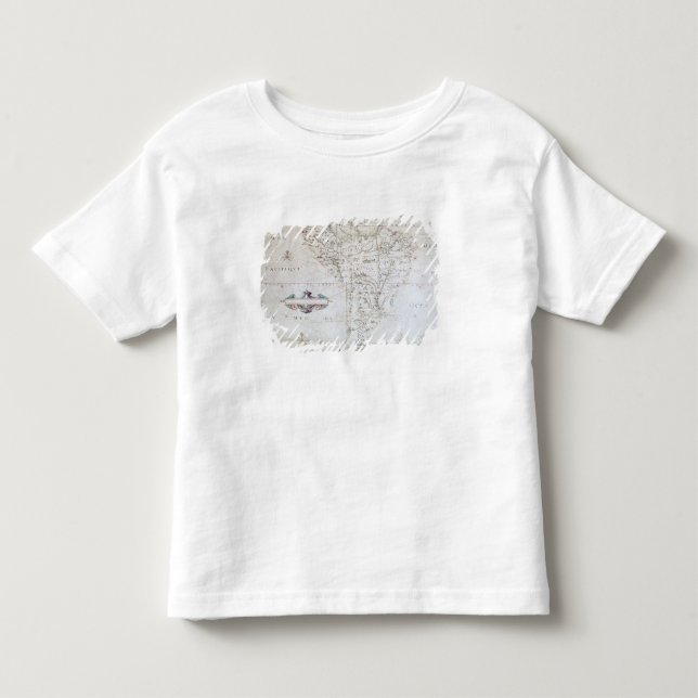 Camiseta De Bebé Mapa de Suramérica (Anverso)