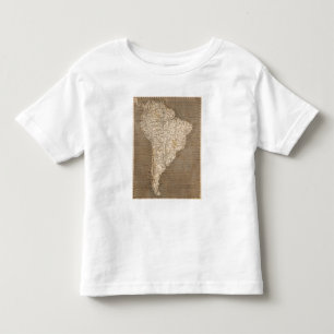 Camiseta De Bebé Mapa de Suramérica por Arrowsmith