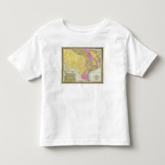 Camiseta De Bebé Mapa de Tejas