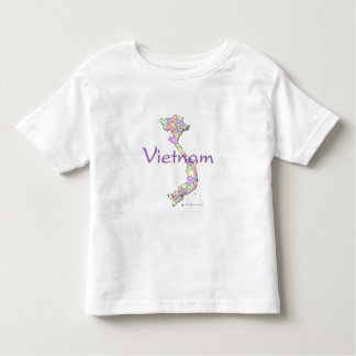Camiseta De Bebé Mapa de Vietnam