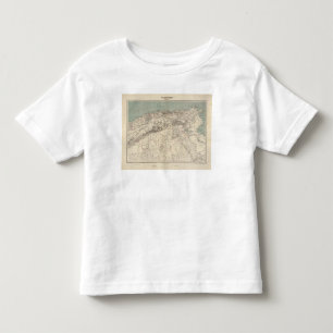 Camiseta De Bebé Mapa del atlas de Argelia