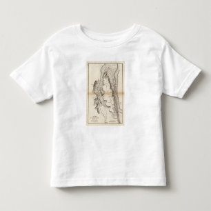 Camiseta De Bebé Mapa del atlas de la meseta de St Pierre