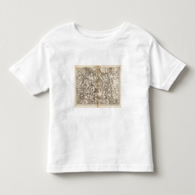 Camiseta De Bebé Mapa del atlas de Morvan (Anverso)
