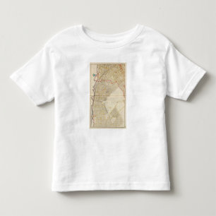 Camiseta De Bebé Mapa del atlas del Mt Vernon