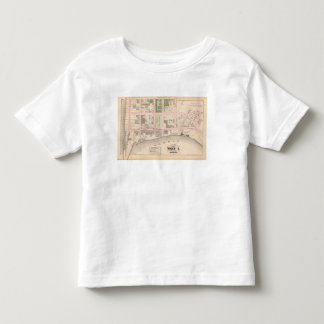 Camiseta De Bebé Mapa del atlas del parque de Washington del puerto