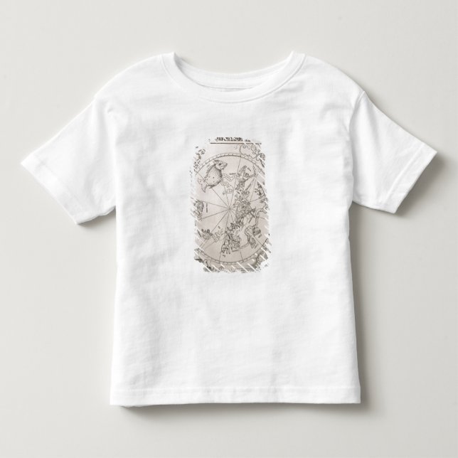 Camiseta De Bebé Mapa del cielo meridional (Anverso)