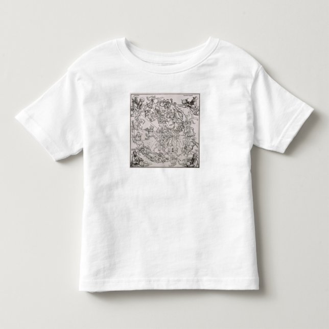 Camiseta De Bebé Mapa del cielo septentrional (Anverso)
