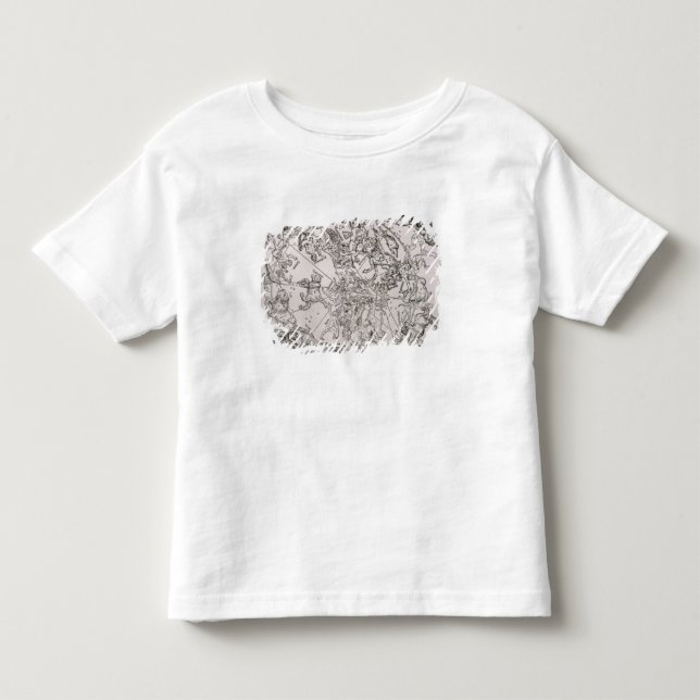 Camiseta De Bebé Mapa del cielo septentrional (Anverso)