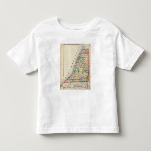 Camiseta De Bebé Mapa del condado de Berrien, Michigan