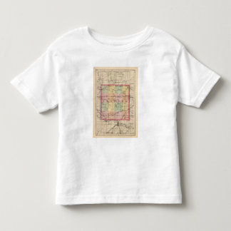Camiseta De Bebé Mapa del condado de Clinton, Michigan