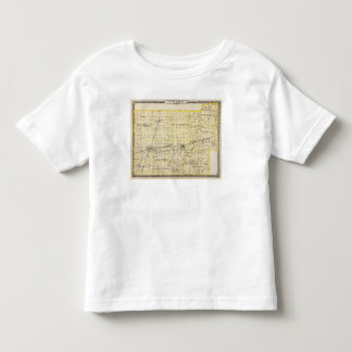 Camiseta De Bebé Mapa del condado de Coles