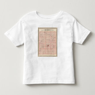 Camiseta De Bebé Mapa del condado de Delaware