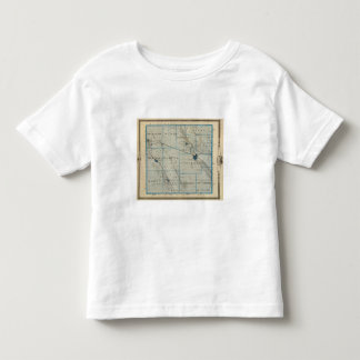 Camiseta De Bebé Mapa del condado de Floyd, estado de Iowa