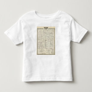 Camiseta De Bebé Mapa del condado de Jasper, Lawrenceville