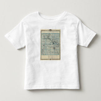 Camiseta De Bebé Mapa del condado de Marshall, estado de Iowa