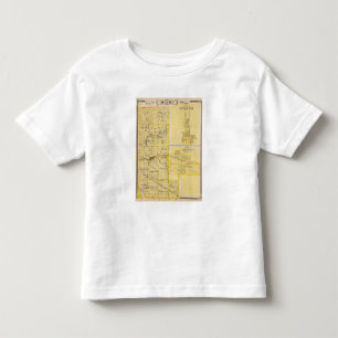 Camiseta De Bebé Mapa del condado de Miami
