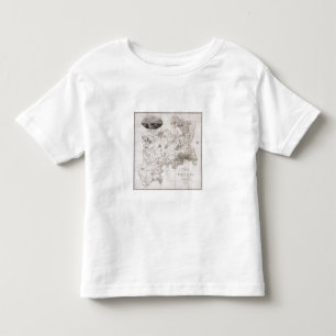 Camiseta De Bebé Mapa del condado de Middlesex, publicado 1819