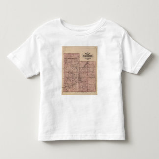 Camiseta De Bebé Mapa del condado de Rice, Minnesota