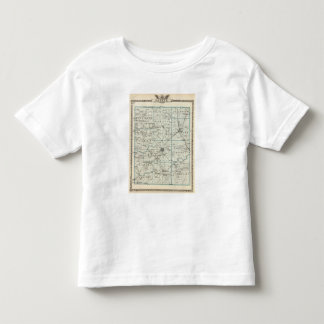 Camiseta De Bebé Mapa del condado de Saline