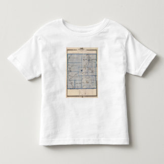 Camiseta De Bebé Mapa del condado de Wright, estado de Iowa