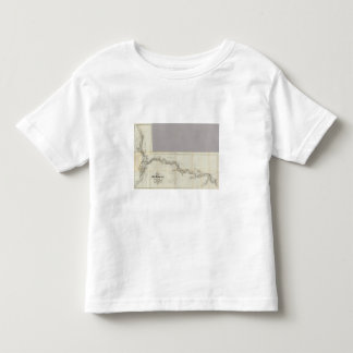 Camiseta De Bebé Mapa del distrito Venango del aceite