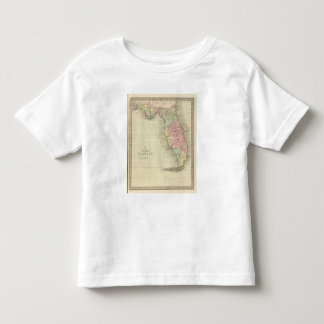 Camiseta De Bebé Mapa del estado de la Florida