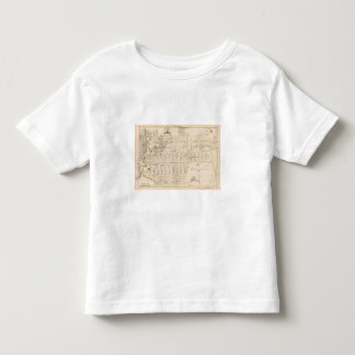 Camiseta De Bebé Mapa del este de Providence Rhode Island