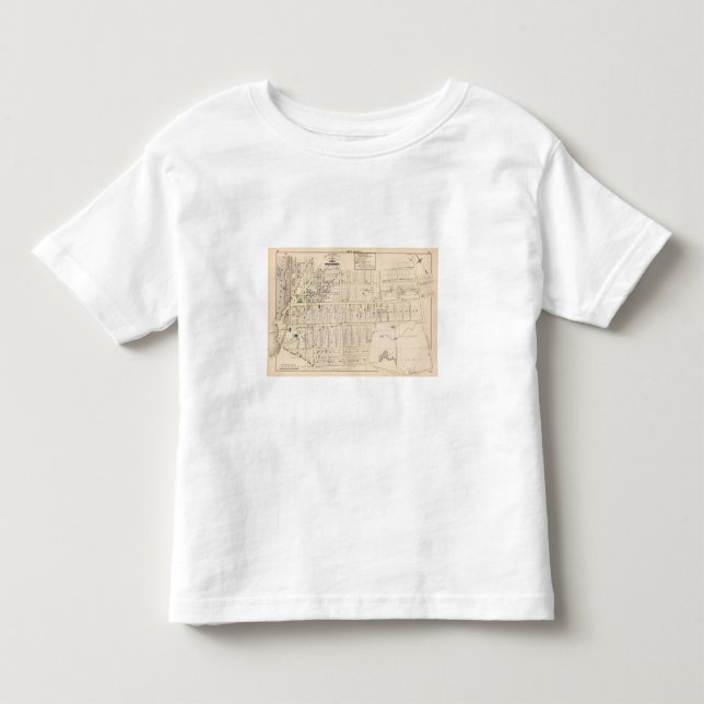 Camiseta De Bebé Mapa del este de Providence Rhode Island (Anverso)