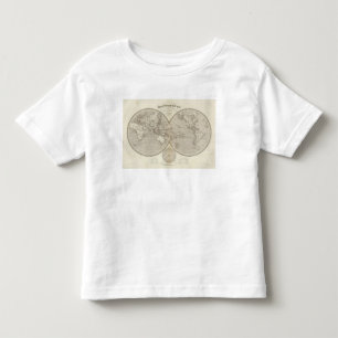 Camiseta De Bebé Mapa del globo