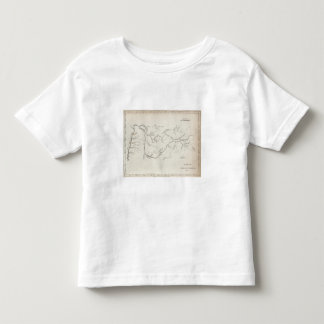 Camiseta De Bebé Mapa del gobierno de Tennessee