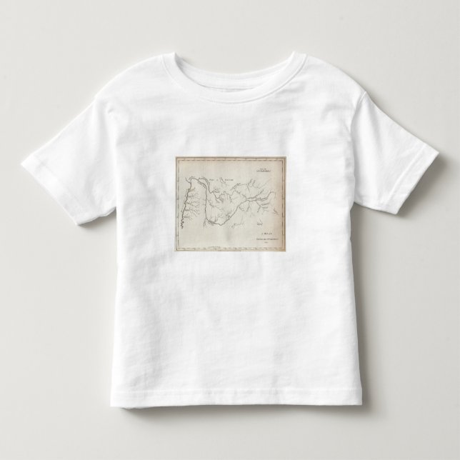 Camiseta De Bebé Mapa del gobierno de Tennessee (Anverso)