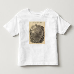 Camiseta De Bebé Mapa del hemisferio del este por Goodrich