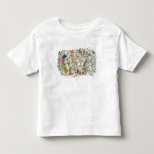Camiseta De Bebé Mapa del hemisferio meridional