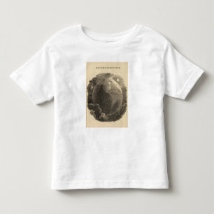 Camiseta De Bebé Mapa del hemisferio occidental por Goodrich
