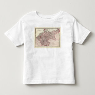 Camiseta De Bebé Mapa del imperio alemán