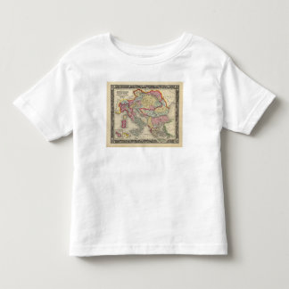 Camiseta De Bebé Mapa del imperio austríaco