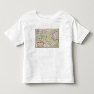 Camiseta De Bebé Mapa del imperio turco, del Mercator 'Atla