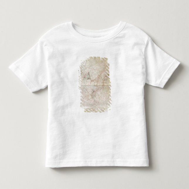 Camiseta De Bebé Mapa del mar adriático (Anverso)