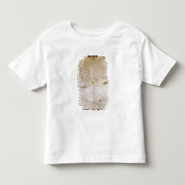 Camiseta De Bebé Mapa del mediterráneo del este (Anverso)