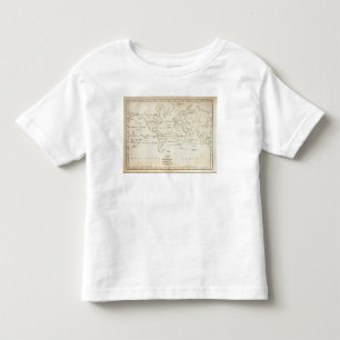 Camiseta De Bebé Mapa del mundo