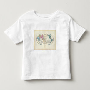Camiseta De Bebé Mapa del mundo histórico 3