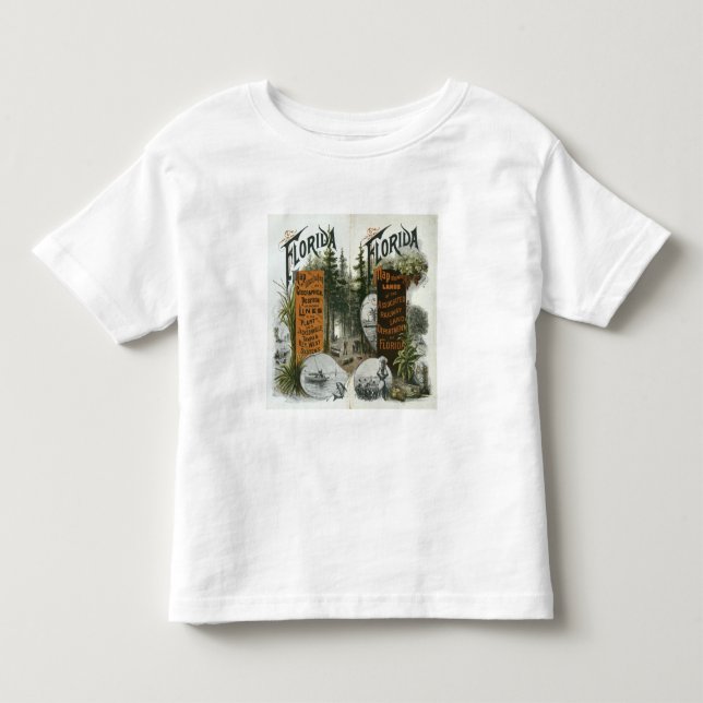 Camiseta De Bebé Mapa del municipio, la Florida (Anverso)