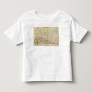 Camiseta De Bebé Mapa del norte del atlas de Alemania