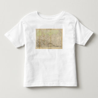 Camiseta De Bebé Mapa del norte del atlas de Alemania