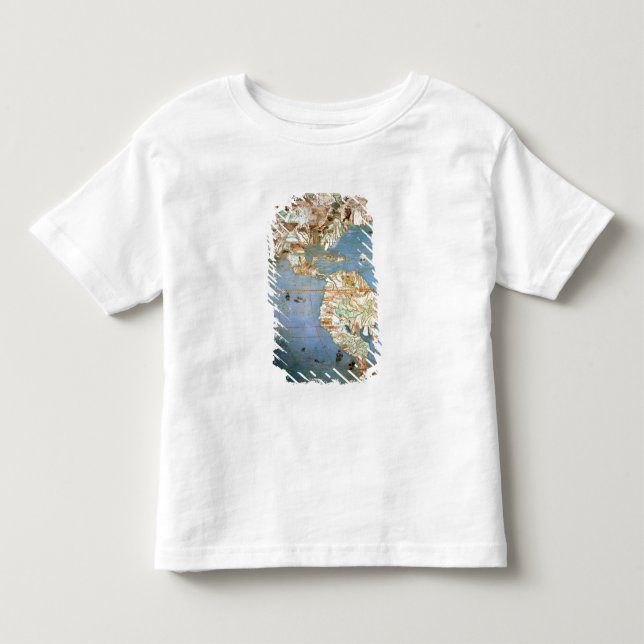 Camiseta De Bebé Mapa del norte y de Suramérica (Anverso)