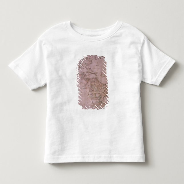 Camiseta De Bebé Mapa del nuevo mundo, c.1532 (Anverso)