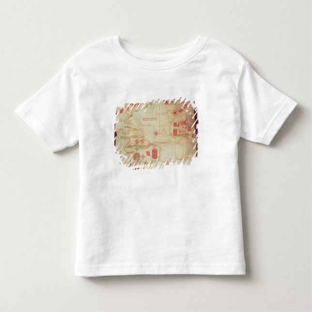Camiseta De Bebé Mapa del Océano Atlántico, c.1550 (Anverso)