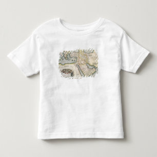 Camiseta De Bebé Mapa del Oriente Medio