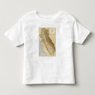 Camiseta De Bebé Mapa del San Joaquín