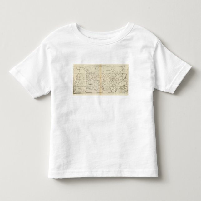 Camiseta De Bebé Mapa del Tennessee (Anverso)
